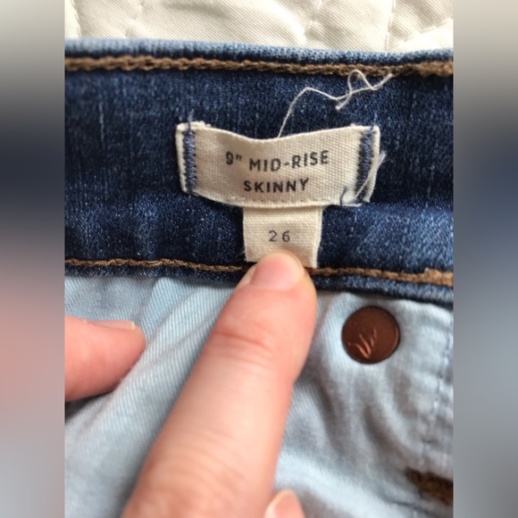 Madewell 9” Mid-rise Skinny Jeans - Picture 5 of 7
